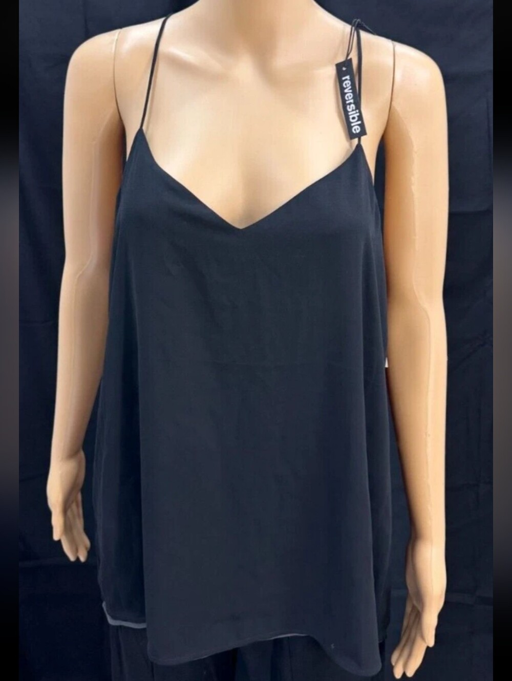 Express Black Reversible Halter Cami